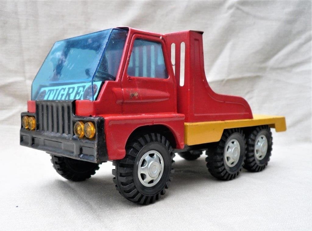 Gozan Spanje Tigre 3 assige truck / oprijwagen staalplaat., Ophalen of Verzenden