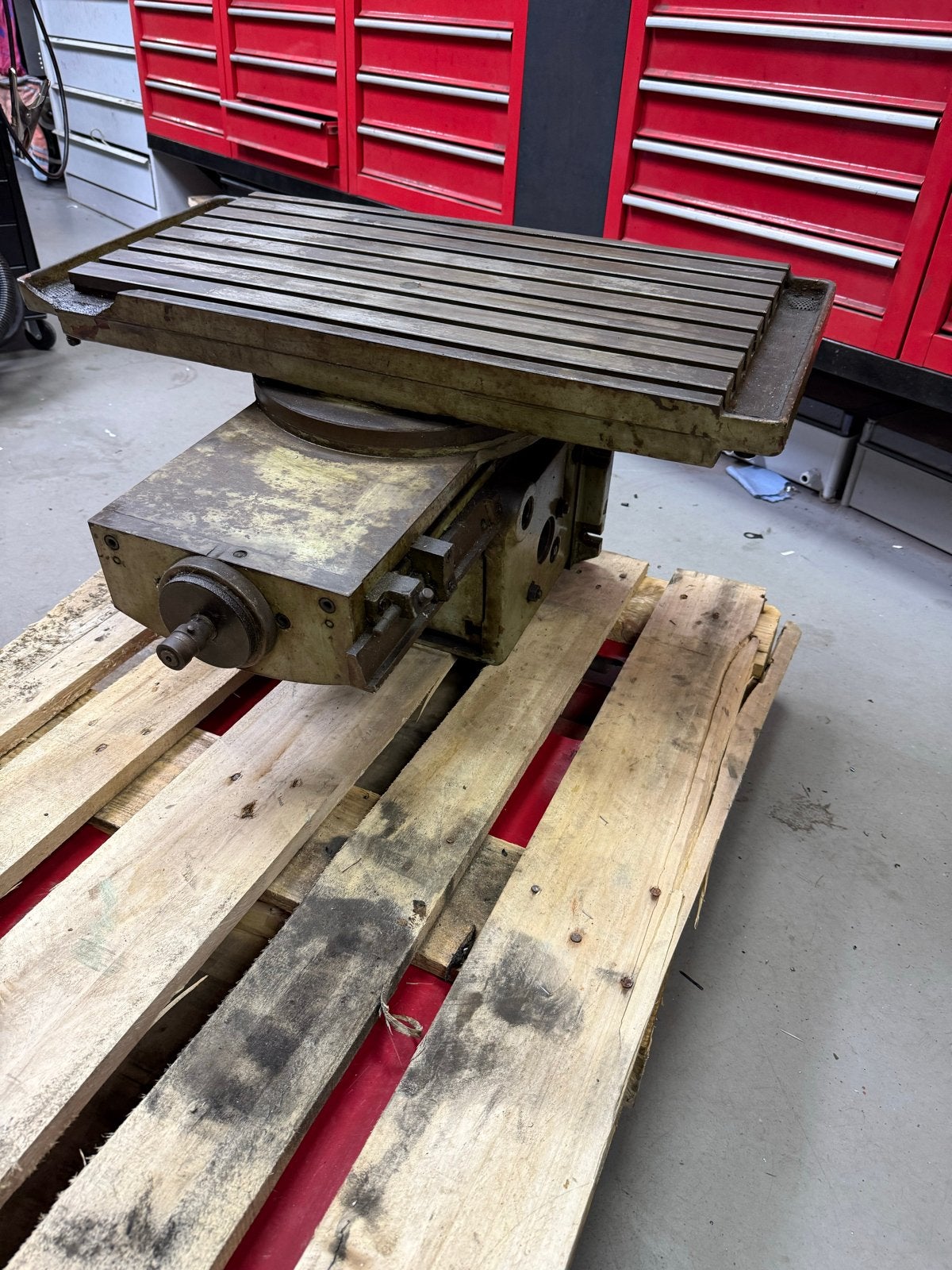 Kruistafel/verdeeltafel voor freesmachine, Ophalen, Gebruikt