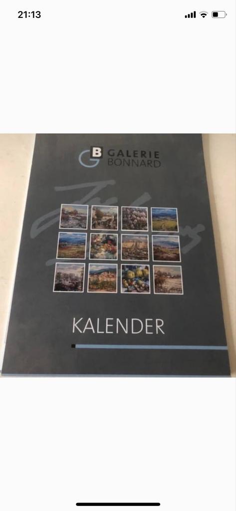 Kunstkalender/ verjaardagskalender, Huis en Inrichting, Ophalen of Verzenden