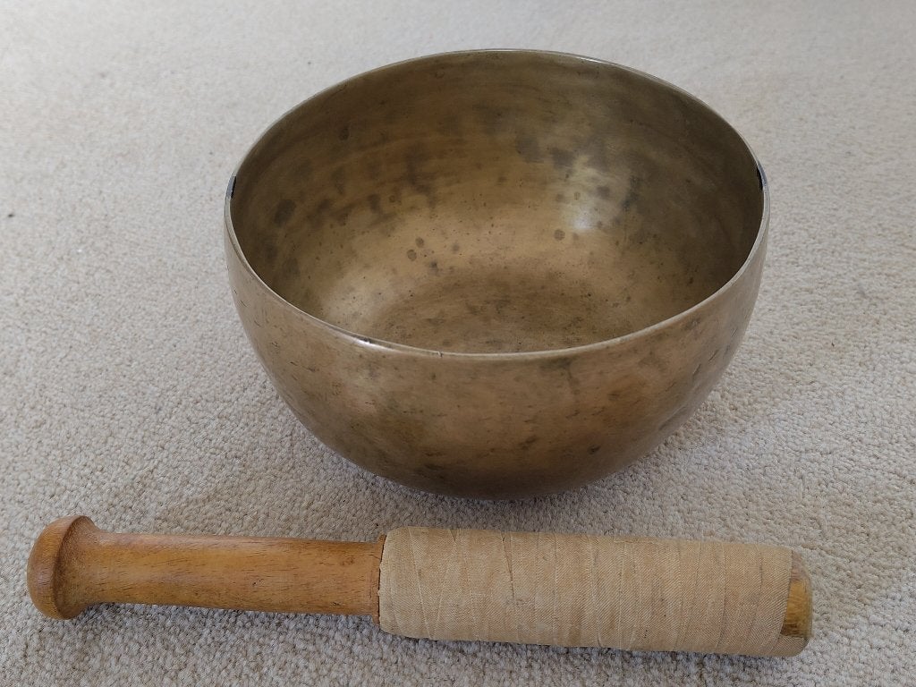 Thadobati 'Karma' Tibetaanse klankschaal F3, Ophalen of Verzenden, Gebruikt, Melodische percussie