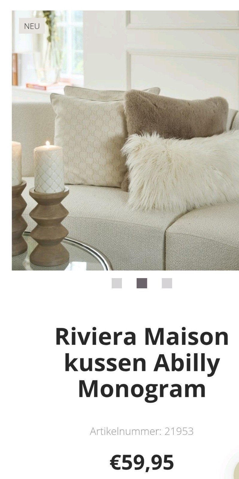 RIVIÈRA MAISON PILLOW COVER ** DIVERSE SOORTEN **, Ophalen of Verzenden