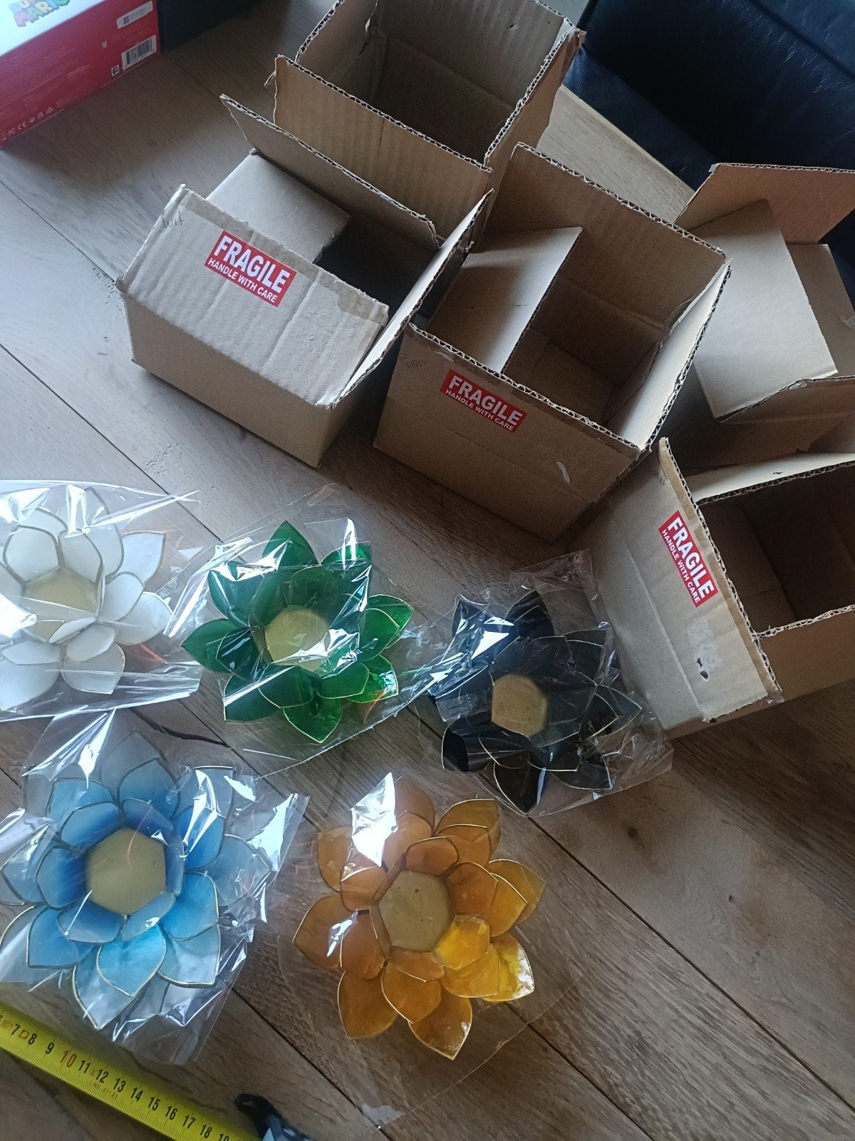 Grote Lotus Waxinelichthouders - Nieuw in 5 Kleuren, Huis en Inrichting, Woonaccessoires | Kandelaars en Kaarsen, Nieuw, Kandelaar