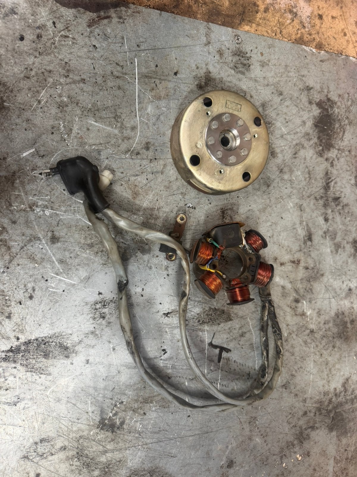 Piaggio onsteking 50cc 70cc, Ophalen