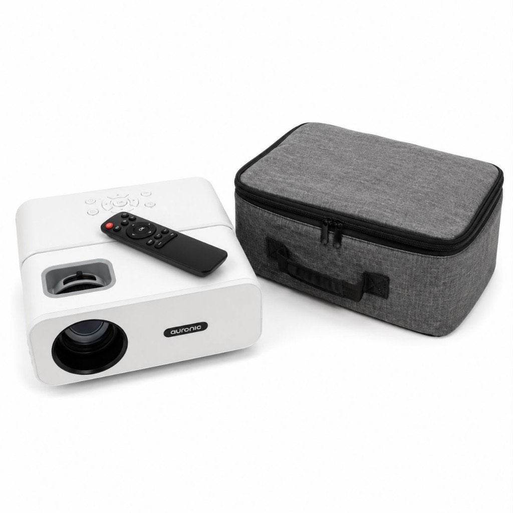 Auronic Beamer met WiFi + Tas | ZGAN | €59,99, ., LED, Ophalen of Verzenden, Zo goed als nieuw