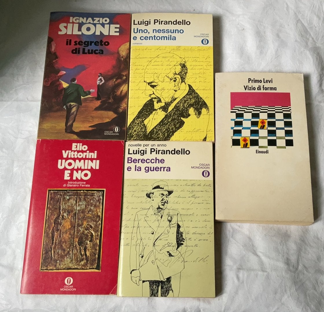 Primo Levi, Elio Vittorini, Luigi Pirandello, Ignazio Silone, Ophalen, Gelezen, Europa overig