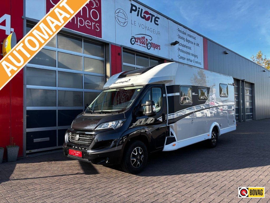 Sunlight T68 VX 1e Eig. Lengtebedden Automaat, Automaat, Ringverwarming, Fiat, Tot en met 2