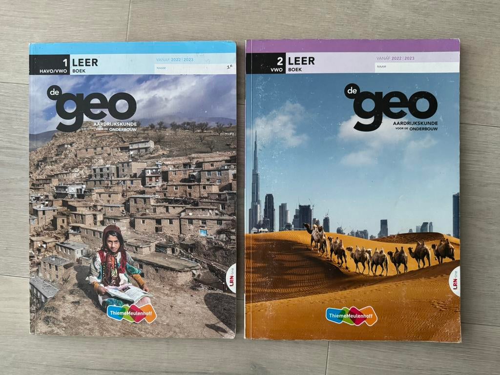 De geo aardrijkskunde voor de onderbouw 1/2 HAVO/VWO, Ophalen of Verzenden, Zo goed als nieuw