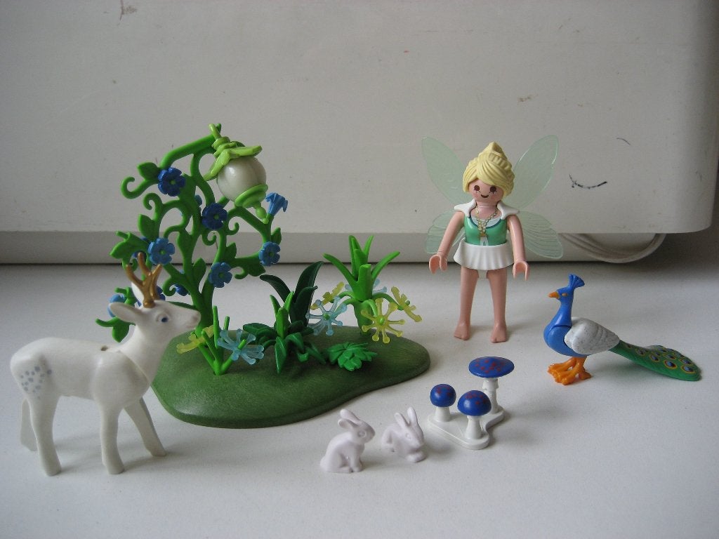 playmobil fairy met dieren, Kinderen en Baby's, Speelgoed | Playmobil, Ophalen of Verzenden, Zo goed als nieuw