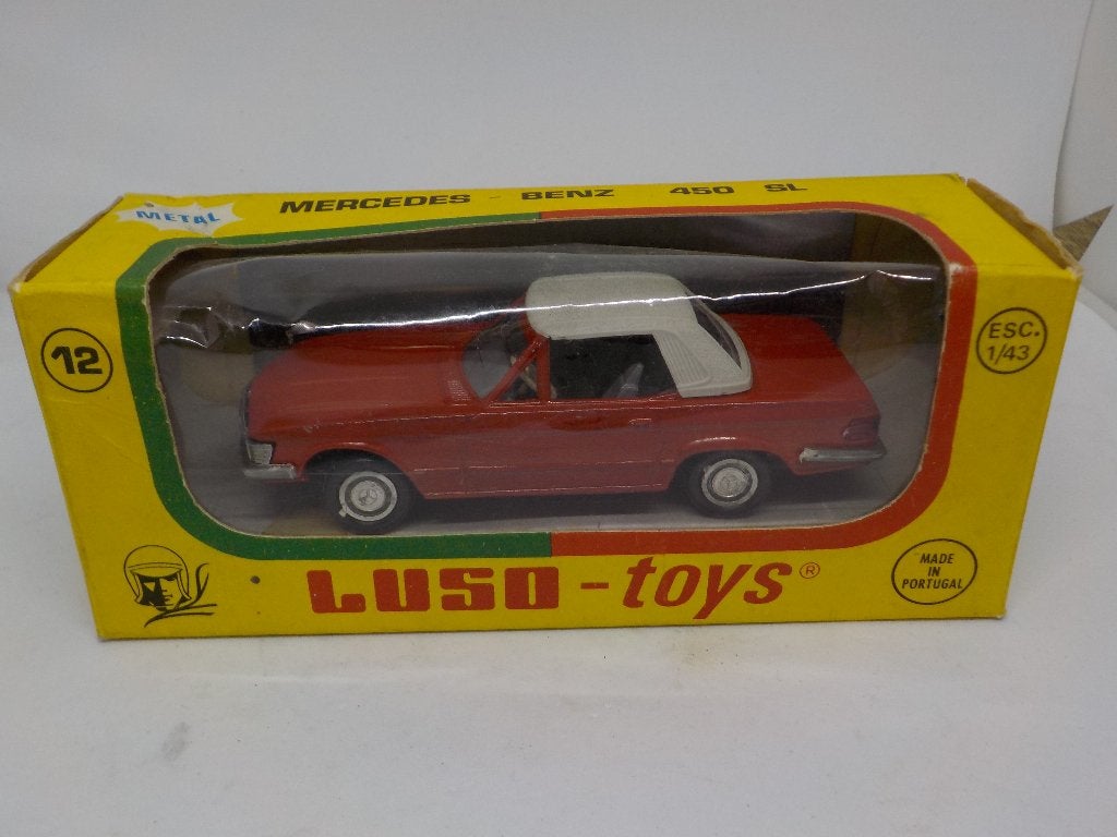 Luso-Toys (Made in Portugal) Mercedes Benz 450 SL, Ophalen of Verzenden, Zo goed als nieuw, Auto, Overige merken