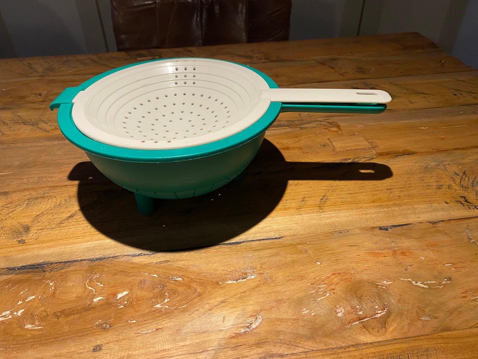 Tupperware dubbele vergiet, Ophalen of Verzenden, Zo goed als nieuw, Overige typen