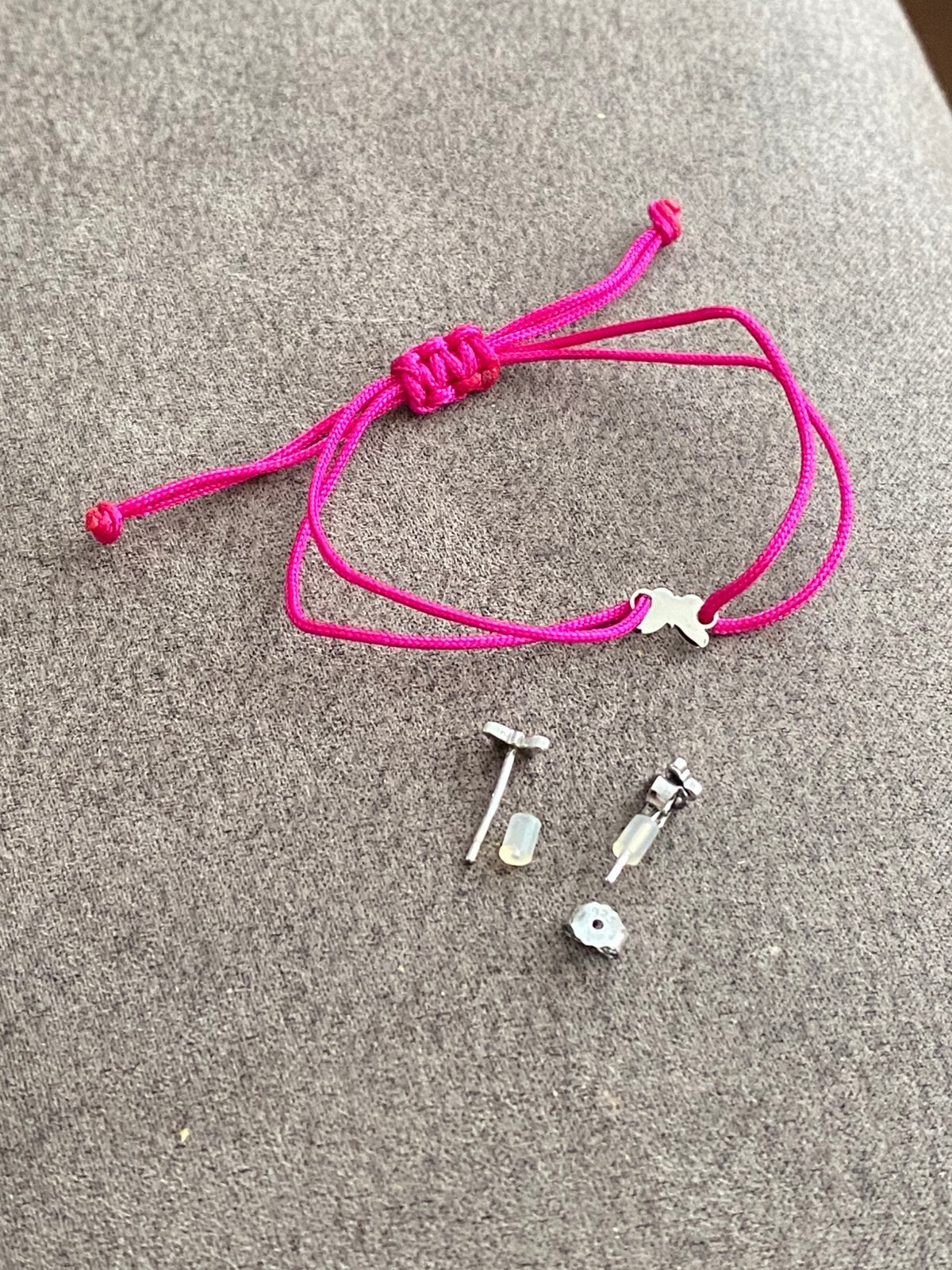 BOCCIA oorknoppen vlinder en armband, Ophalen of Verzenden, Zo goed als nieuw