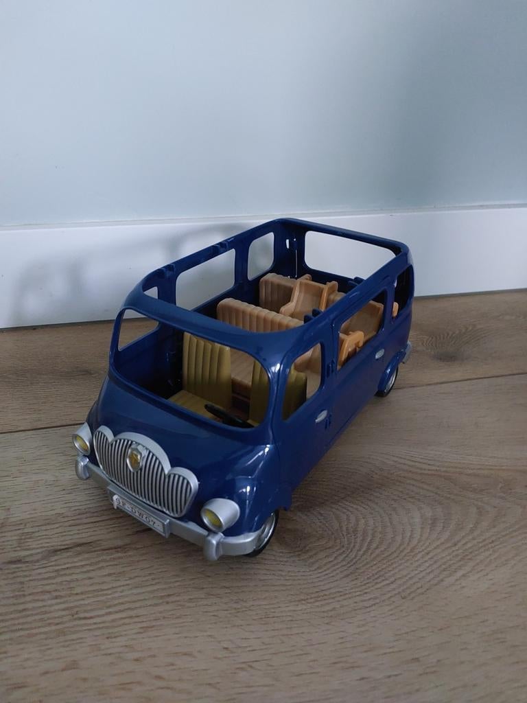 Sylvanian families familieswagen auto  7-zits auto 5274, Ophalen of Verzenden, Zo goed als nieuw, Overige typen
