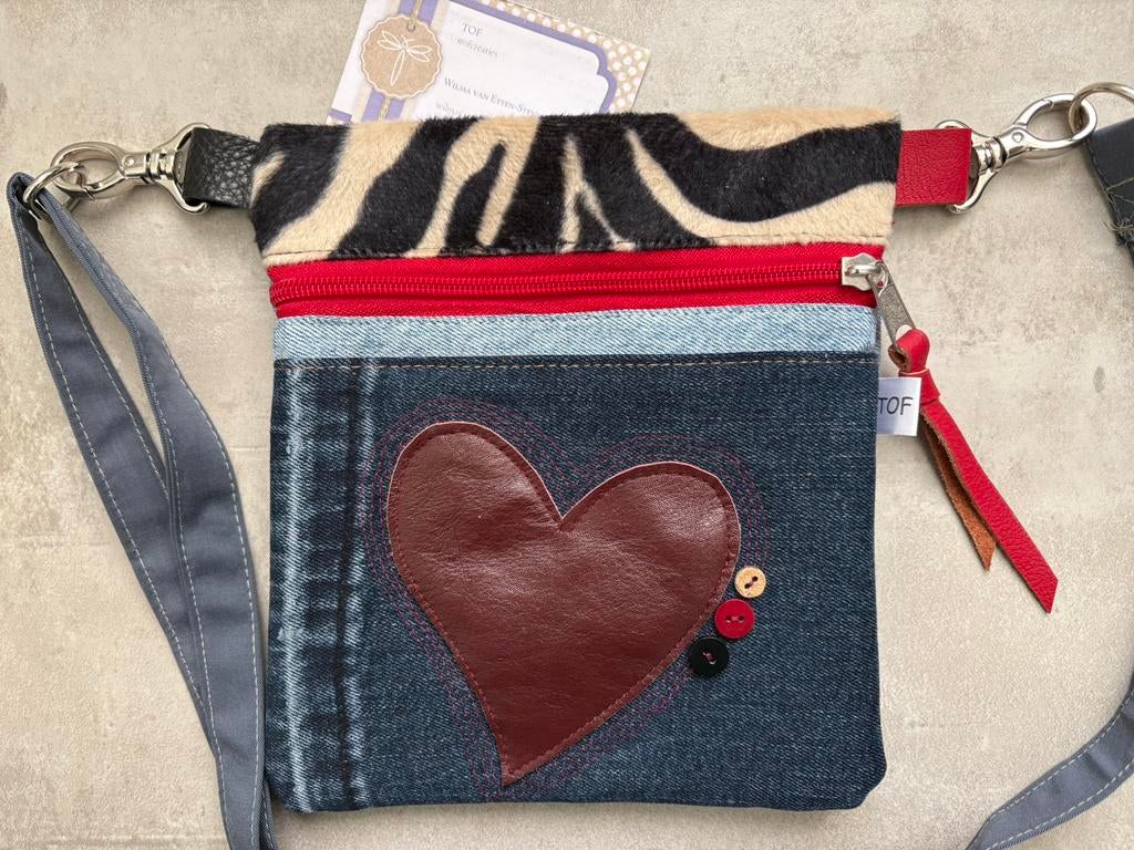 HEUPTASJE /ZORGTASJE / FESTIVALTASJE / BUIDELTASJE / TOF tas, Ophalen of Verzenden, Zo goed als nieuw, Overige typen