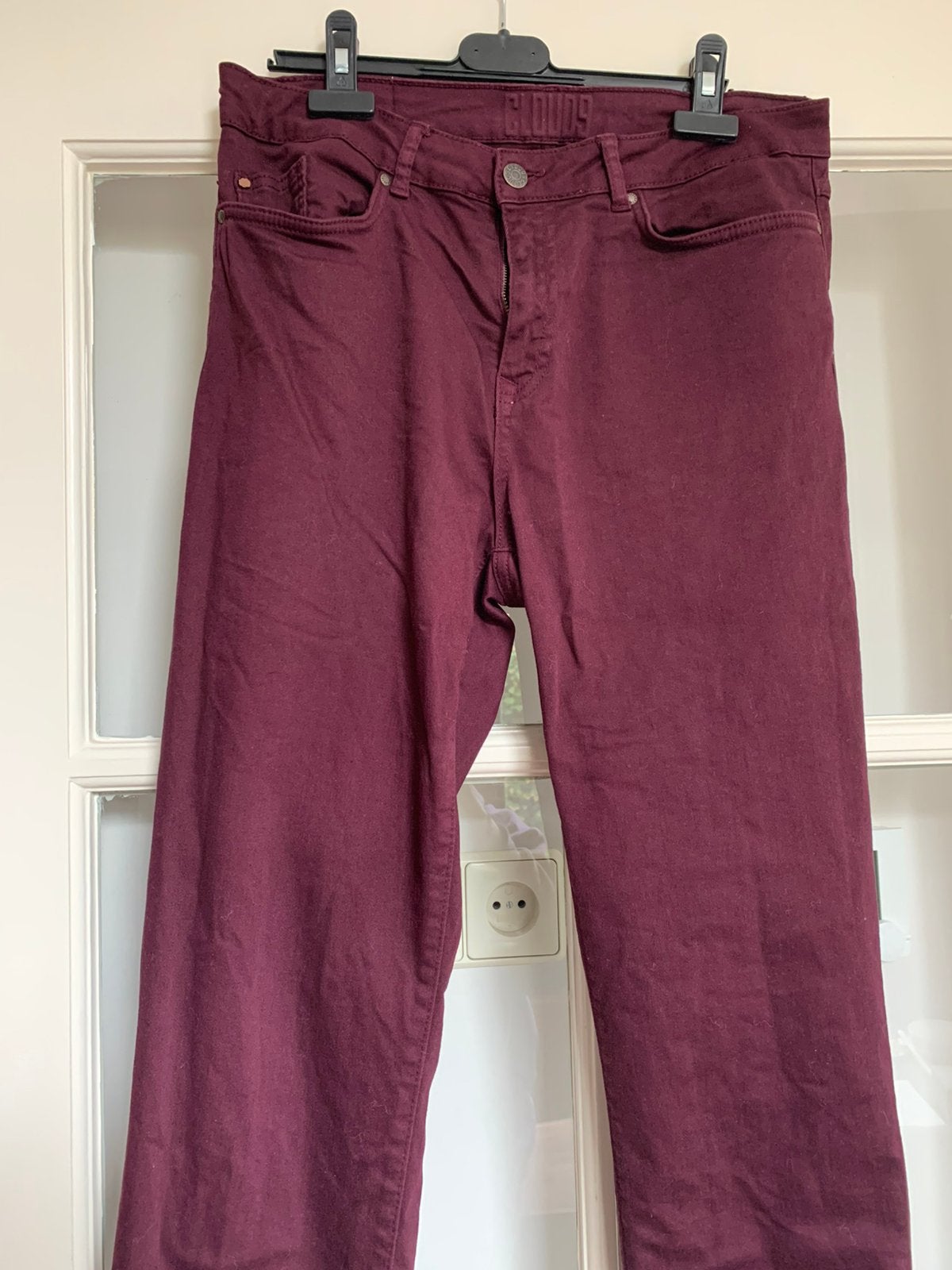Cloud9 broek mt40, Kleding | Dames, Broeken en Pantalons, Ophalen of Verzenden, Zo goed als nieuw, Rood, Lang