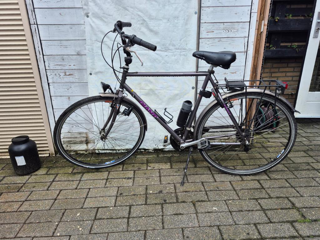 Gaint herenfiets 28 inch, Gebruikt, Velgrem, Versnellingen, 57 tot 61 cm