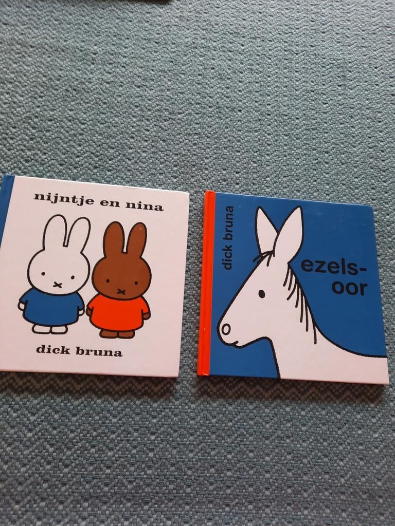 Dick Bruna boekjes: Nijntje en Nina & Ezels-oor, Ophalen of Verzenden, Zo goed als nieuw, Dick Bruna, Fictie algemeen