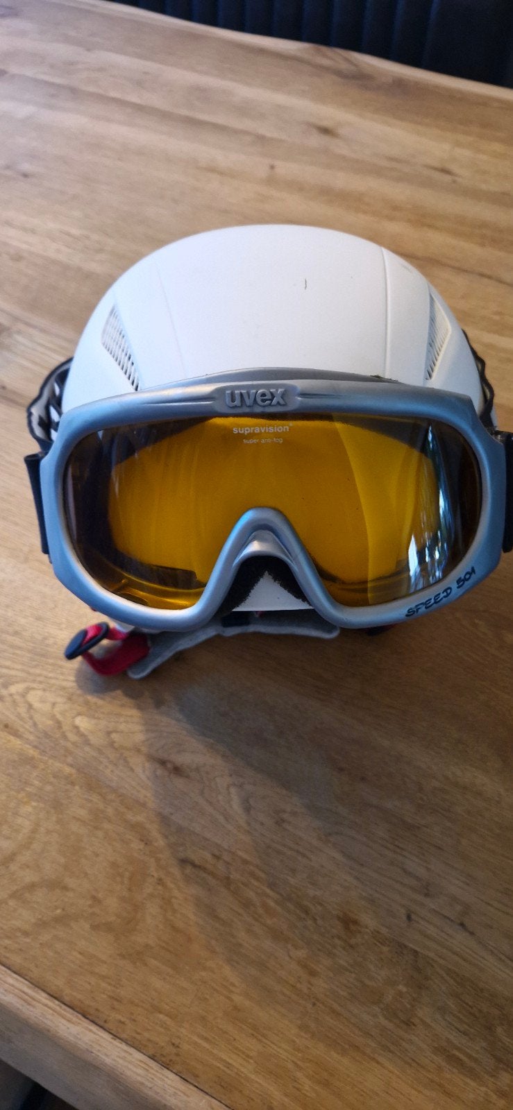 Atomic skihelm met Uvex skibril - Maat S (53-56cm), Uvex, Overige typen, Ophalen of Verzenden, Maat 36 (S)