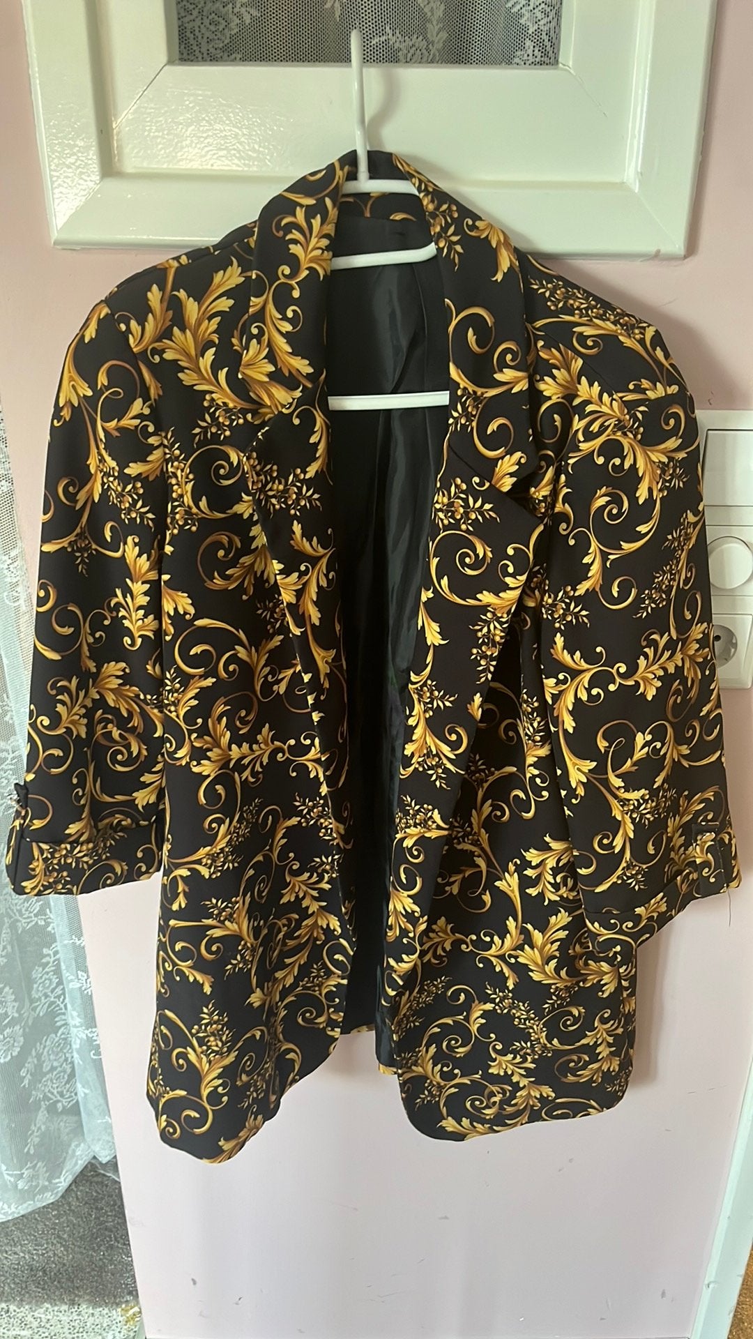 Barok blazer M-L, Maat 38/40 (M), Zwart, Ophalen of Verzenden, Zo goed als nieuw