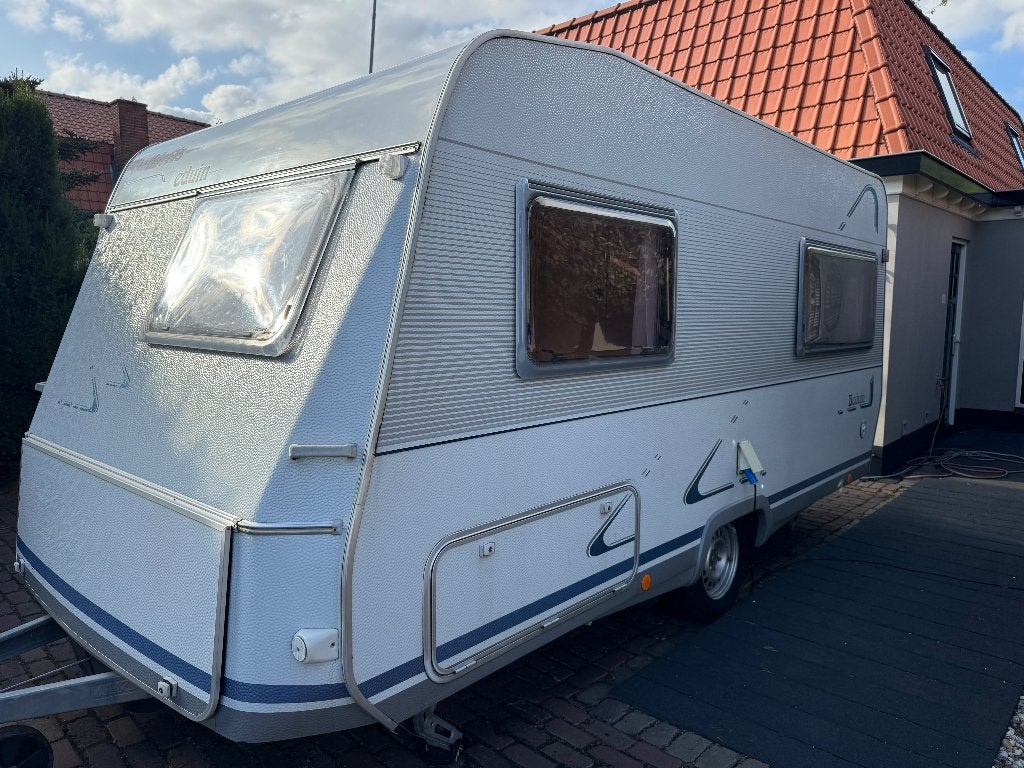 Dethleffs Beduin 450 last minute vakantie, Caravans en Kamperen, Caravans, Omvormbare zithoek, Treinzit, 750 - 1000 kg, Particulier