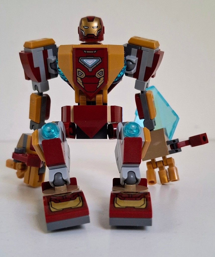 LEGO comp. set Lego Marvel Nr 76203 Iron Man Meachapantser., Marvel, Lego, Ophalen of Verzenden, Zo goed als nieuw