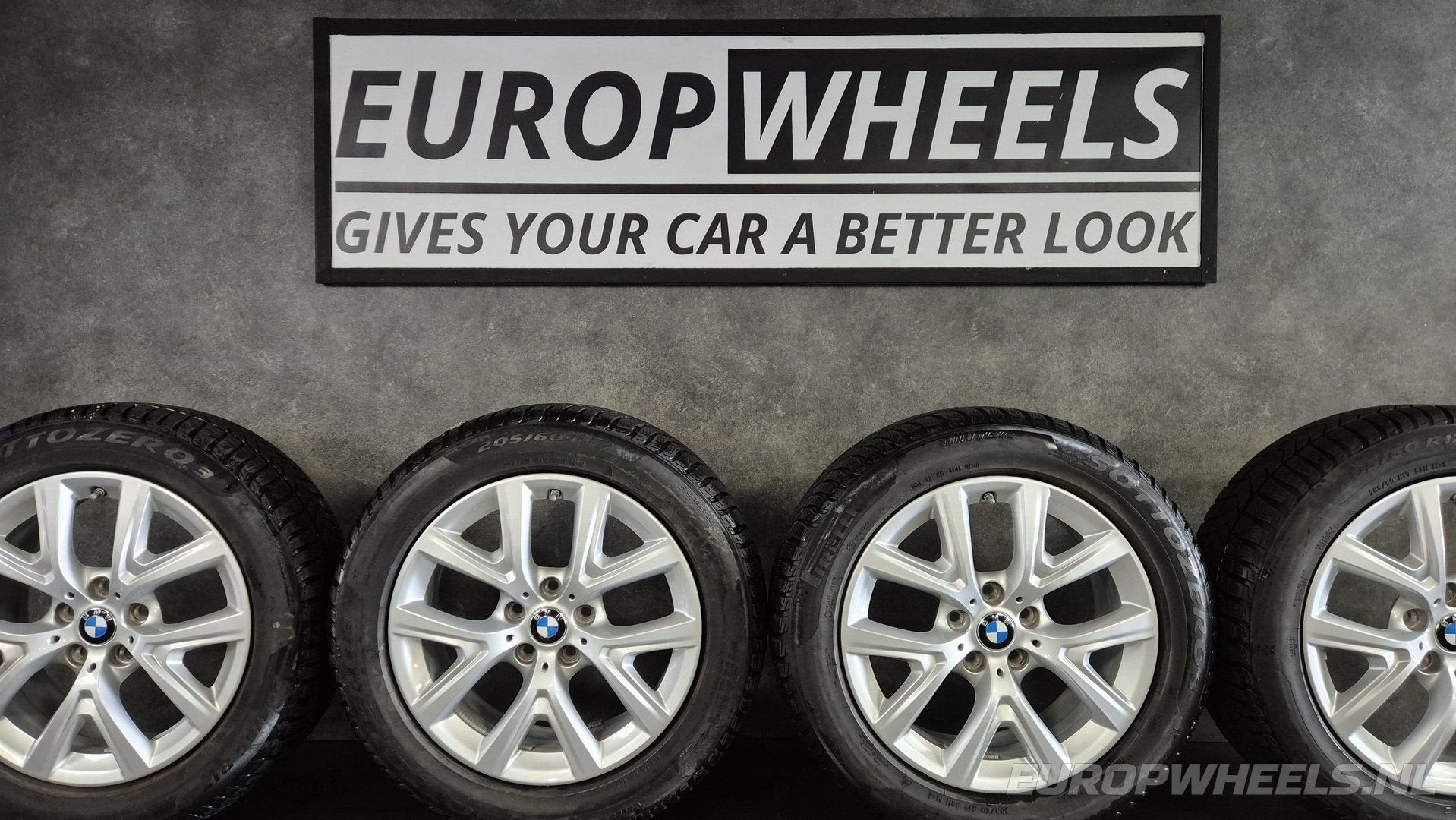 17 inch BMW velgen 2 serie Active tourer U06 winterbanden, Gebruikt, -, -, Banden en Velgen