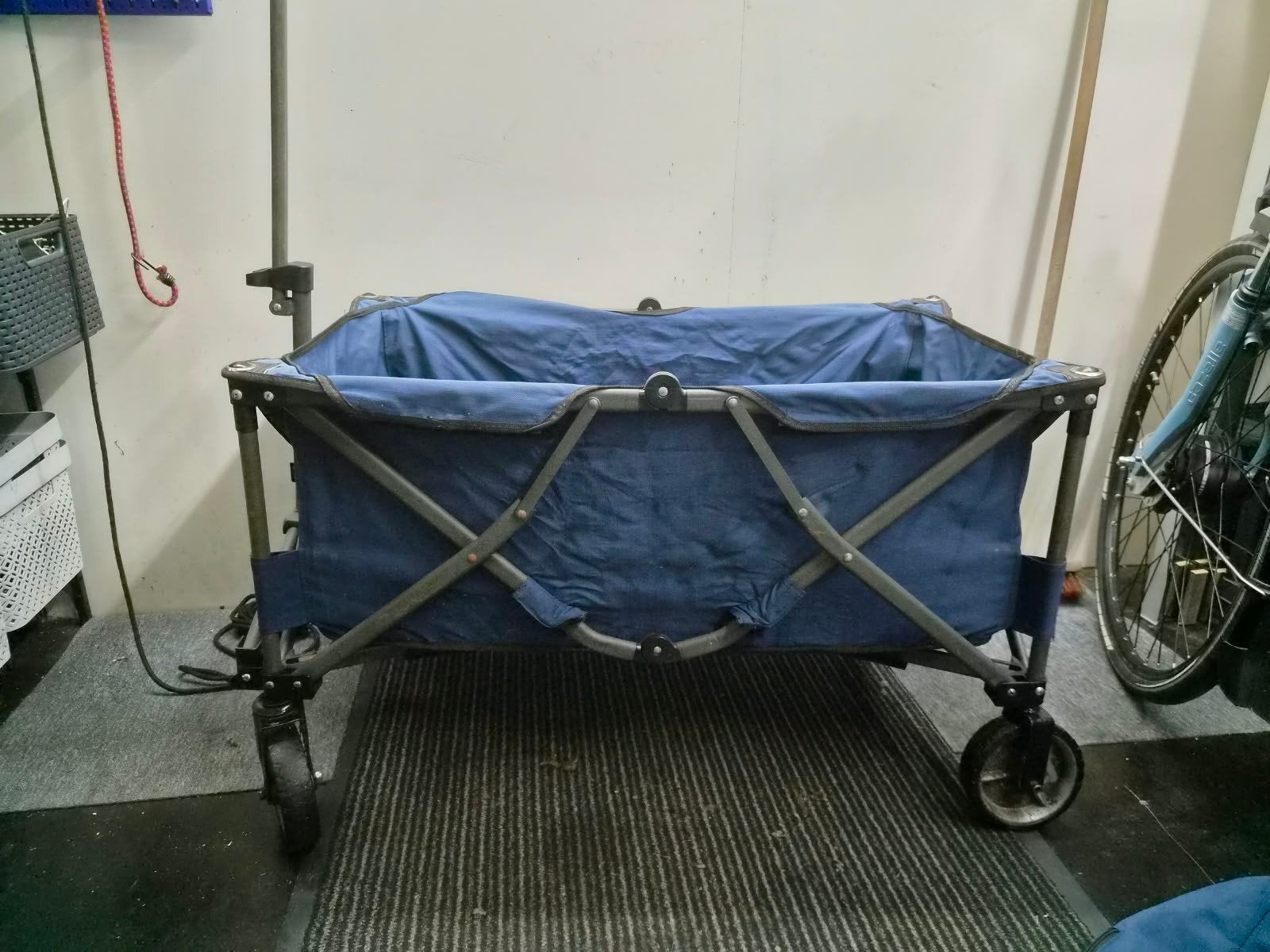 opvouwbare trekkar, Caravans en Kamperen, Ophalen, Opvouwbaar, Gebruikt