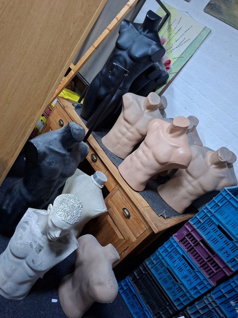14 stuks mannen torso,s, Ophalen, Beeld