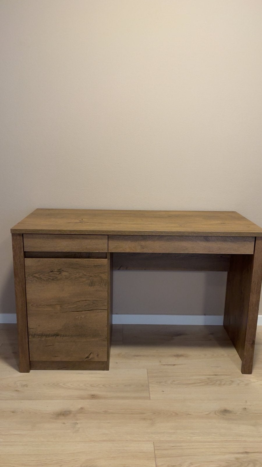 Bureau eikenhout nieuw, Ophalen, 120 cm, Hout, Jysk