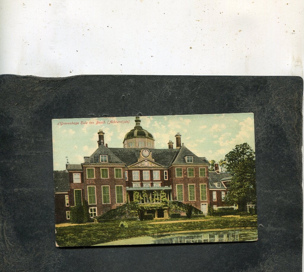 Ansicht Den Haag - Huis ten Bosch (achterzijde), Verzenden, Voor 1920, Ongelopen, Zuid-Holland
