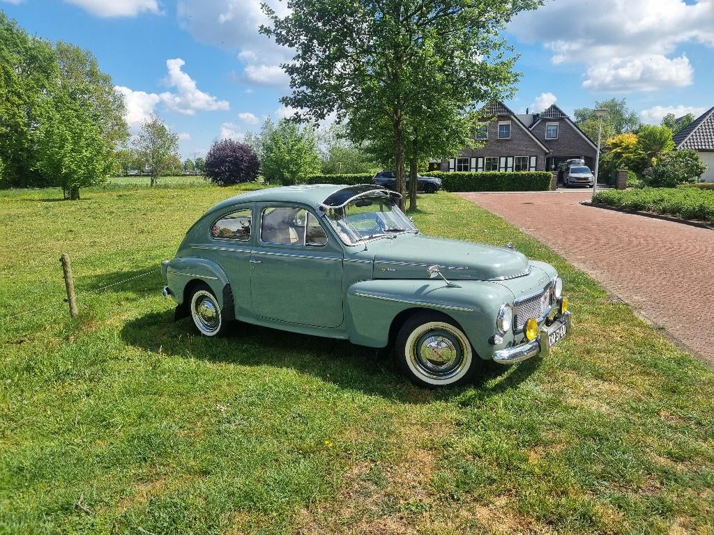Volvo PV544 1.8 C 1961 mistgroen, Auto's, Volvo, Particulier, Overige modellen, Bluetooth, Mistlampen, Radio, Standkachel, Trekhaak