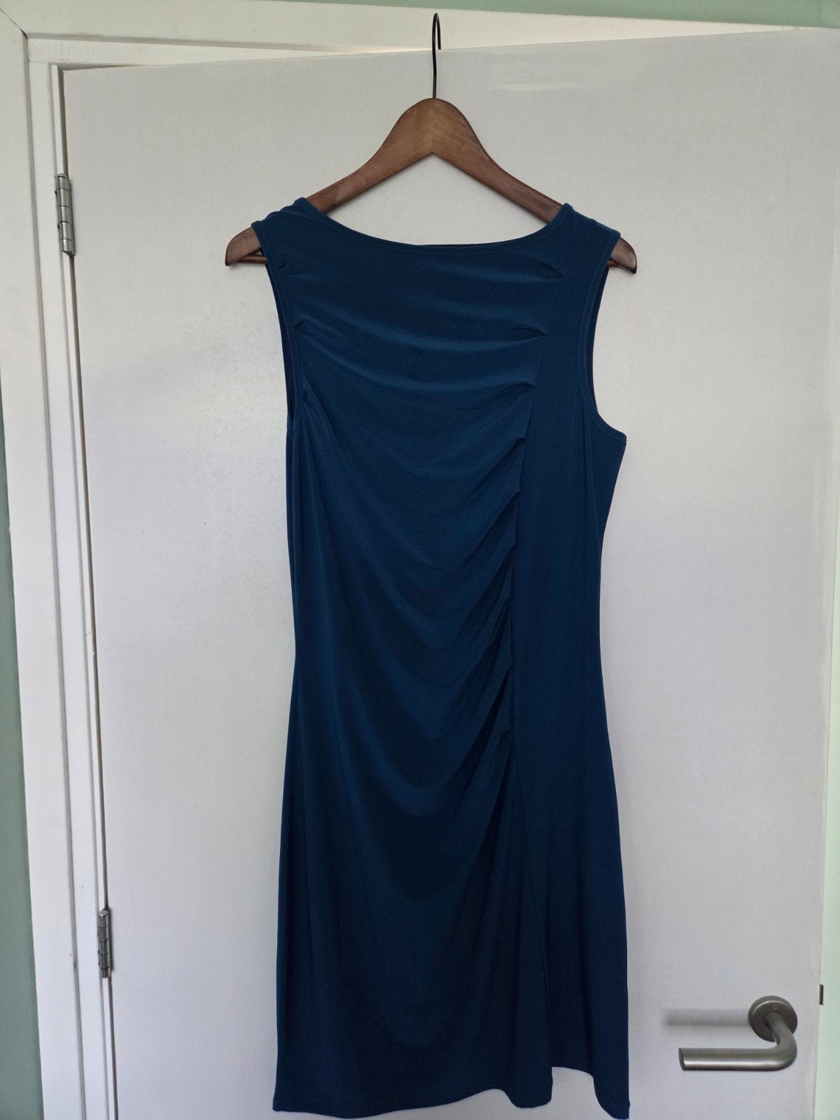 Mouwloze jurk, peacock blauw, M, Kleding | Dames, Maat 38/40 (M), Blauw, Ophalen of Verzenden, Zo goed als nieuw