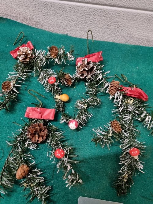 kersttakjes versiering 6 stuks, Ophalen of Verzenden, 'T Olde Gre-j, Info@toldegrej.nl, Endepoelstraat 20f Didam
