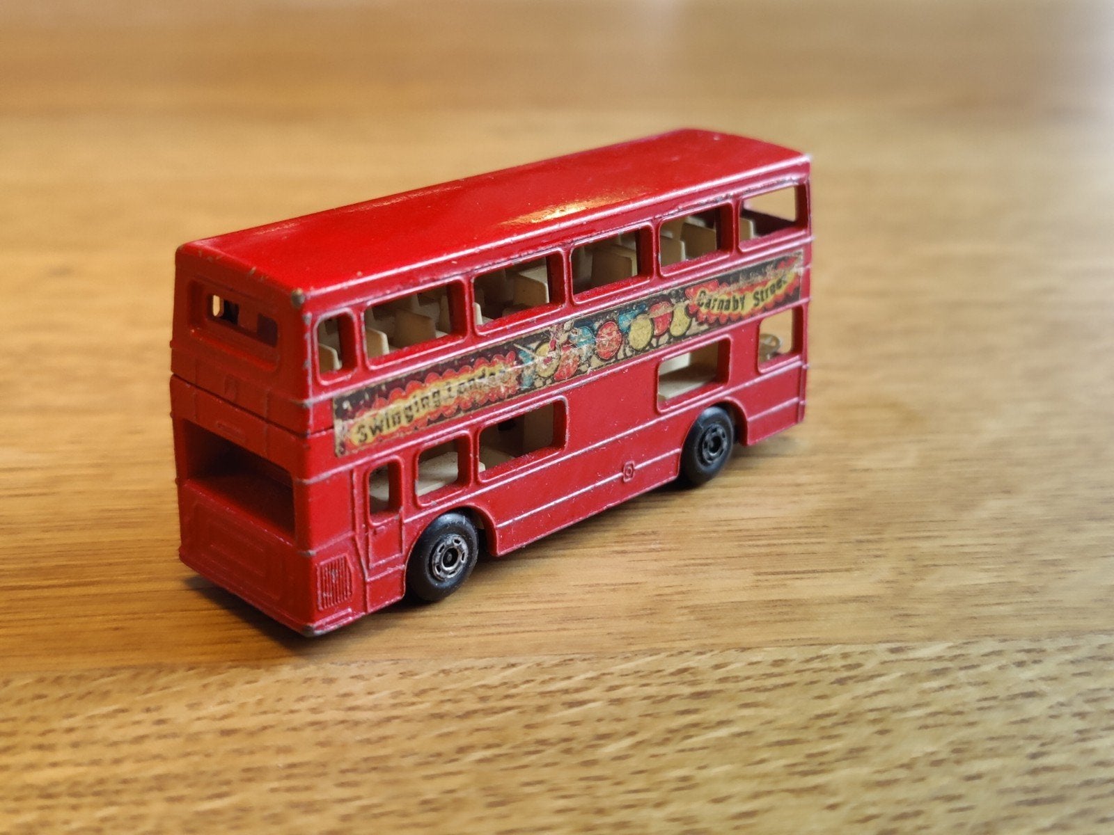 Matchbox Dubbeldekker The Londoner ROOD, Ophalen of Verzenden, Zo goed als nieuw, Auto
