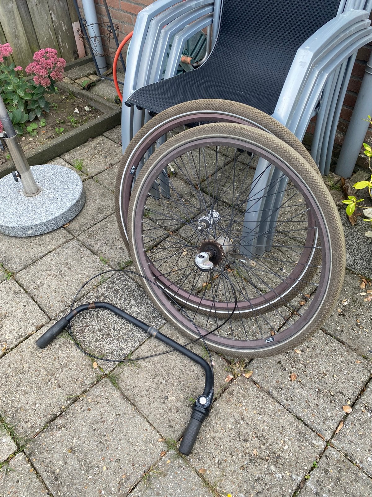 Cortina wielen, Ophalen, Zo goed als nieuw