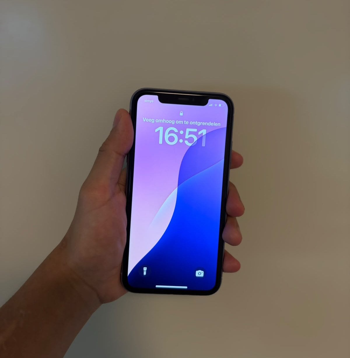 Iphone 11, Telecommunicatie, Paars, Zo goed als nieuw, 76 %, 64 GB