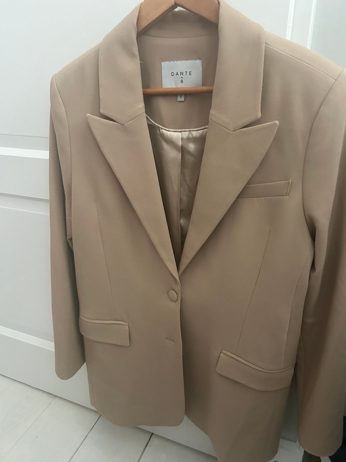 Dante6 colbert beige, Ophalen of Verzenden, Zo goed als nieuw, Beige