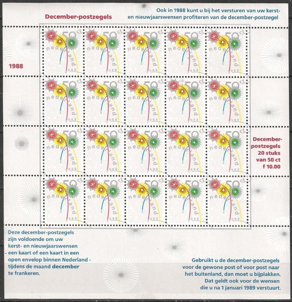 December blok No.1419 XXX. ADV. no.86 I., Verzenden, Na 1940, Postfris