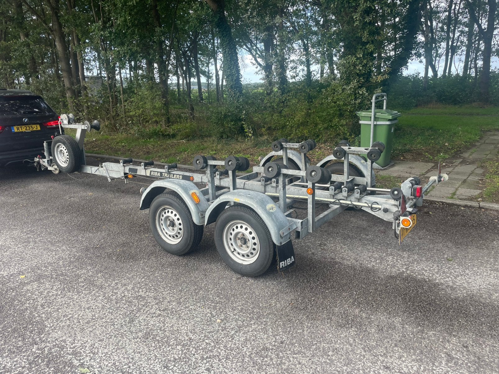 Robuuste Riba kanteltrailer 2500 kilo, Watersport en Boten, Ophalen, 1500 tot 3000 kg, 6 tot 9 meter, Overige typen