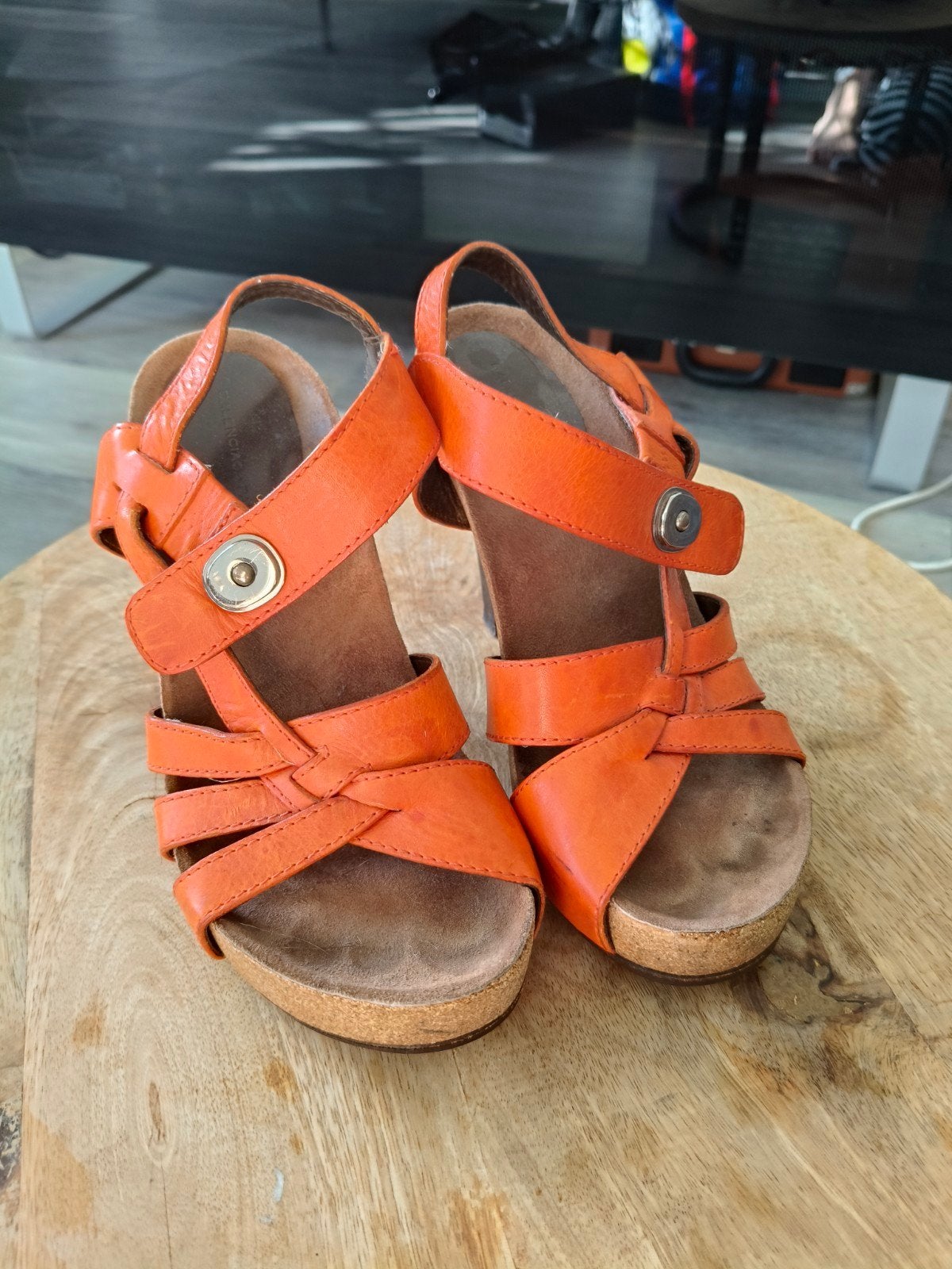 Balenciaga Oranje Sandalen Maat 36, Kleding | Dames, Balenciaga, Ophalen of Verzenden, Oranje