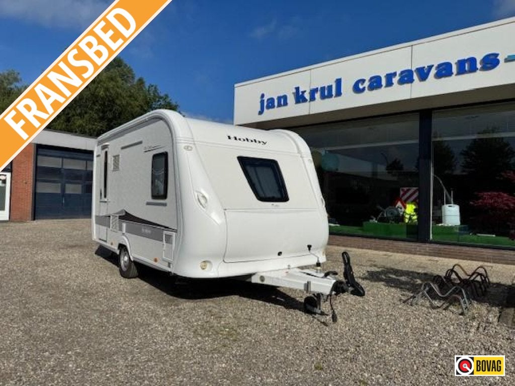 Hobby De Luxe 400 SFE incl. air voortent, Caravans en Kamperen, Hobby, Bedrijf, Treinzit, Overige typen