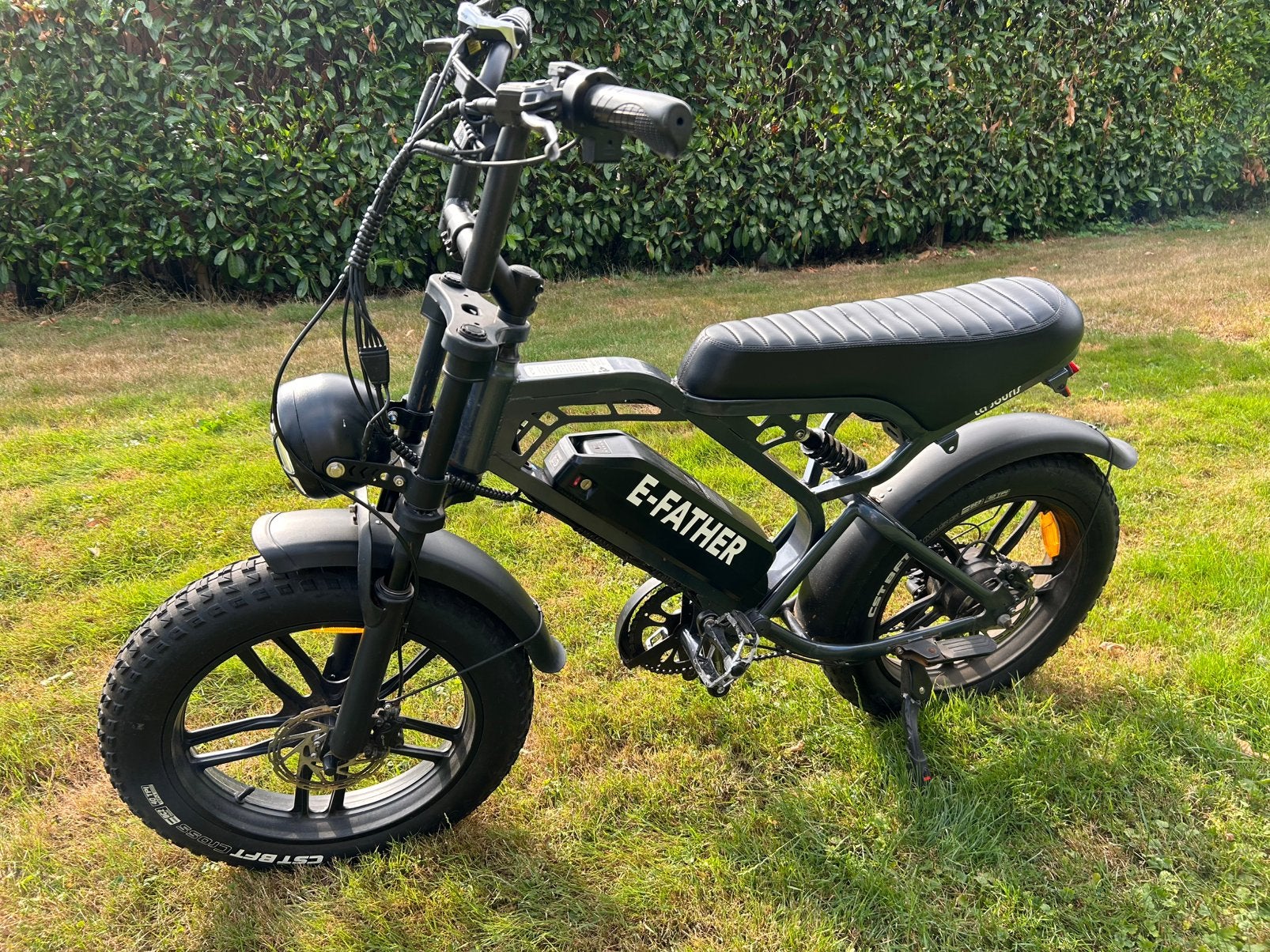 Fatbike V20 Pro E-father Antracite, Fietsen en Brommers, Elektrische fietsen, Gebruikt, Overige merken, 59 cm of meer, 30 tot 50 km per accu