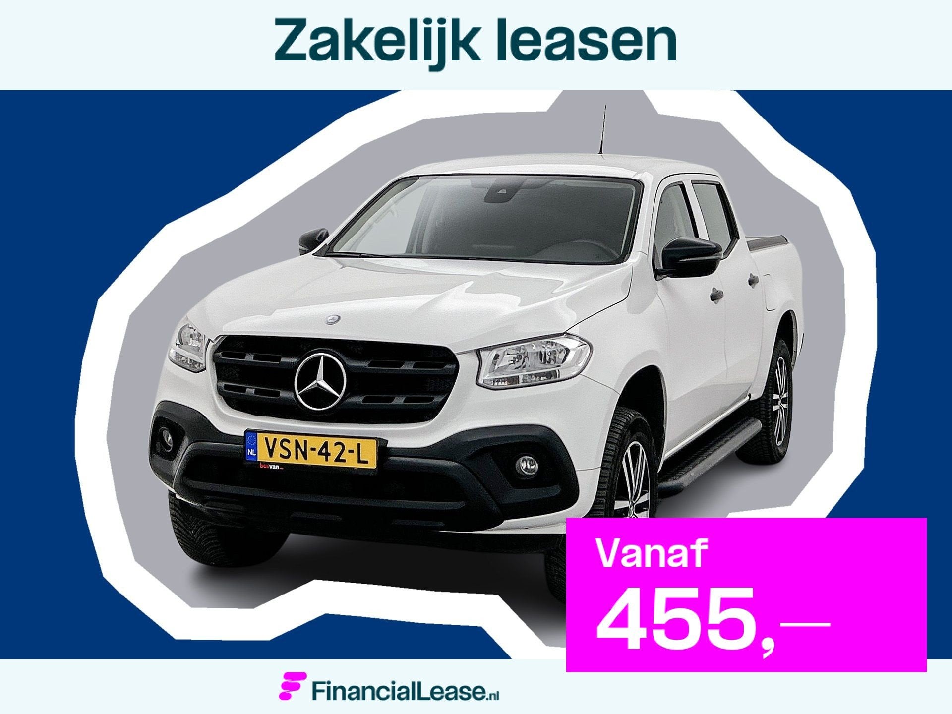 Mercedes-Benz X-Klasse 220 d 4-MATIC Pure Roll-cover 3.5t tr, 13 km/l, Stof, Gebruikt, 4 cilinders