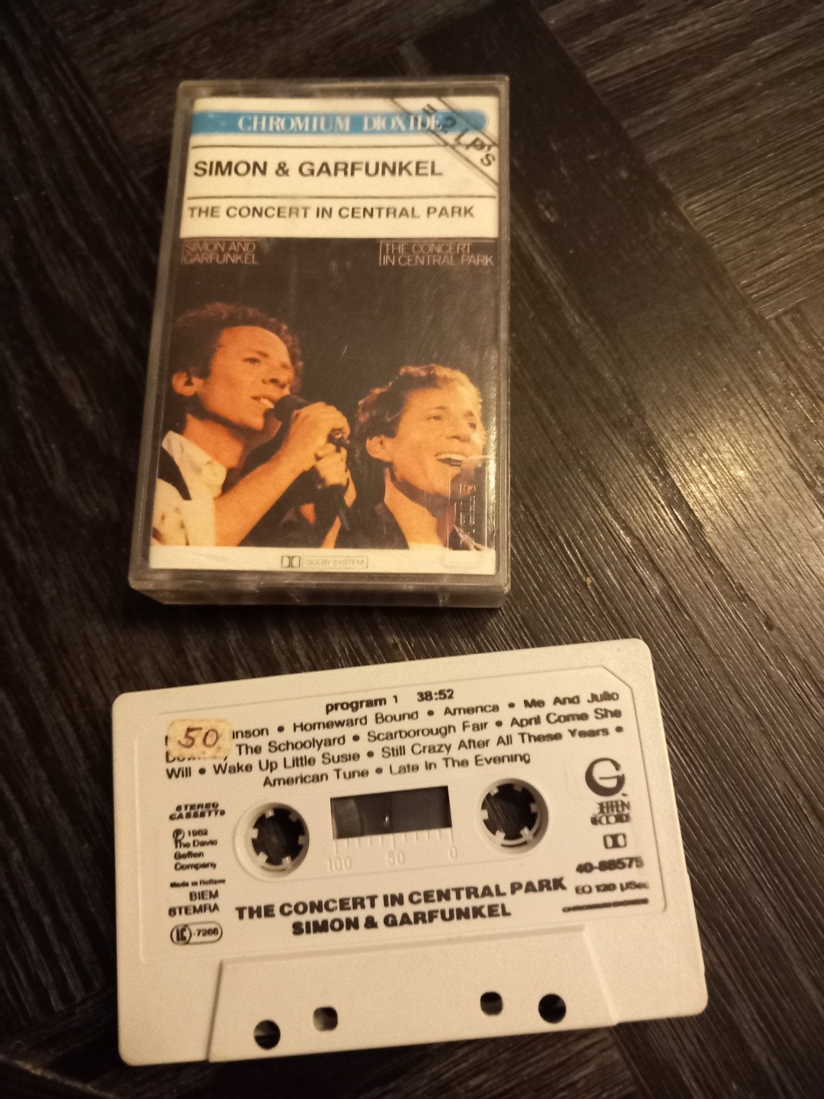Simon & Garfunkel - The Concert in Central Park Cassette, Gebruikt, The Geffen Company, Onbekend, 1 bandje