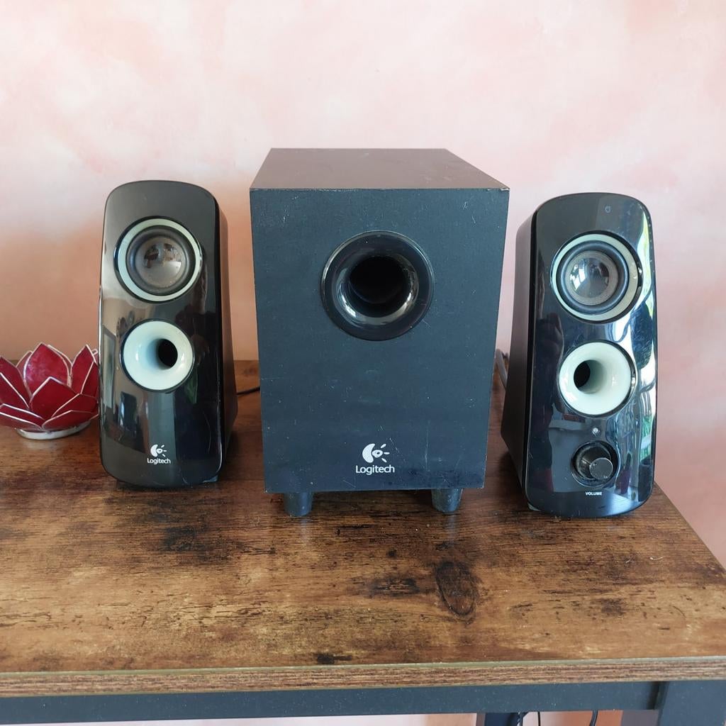 Logitech Z232 2.1 Luidsprekerset met Subwoofer, Ophalen of Verzenden, Gebruikt