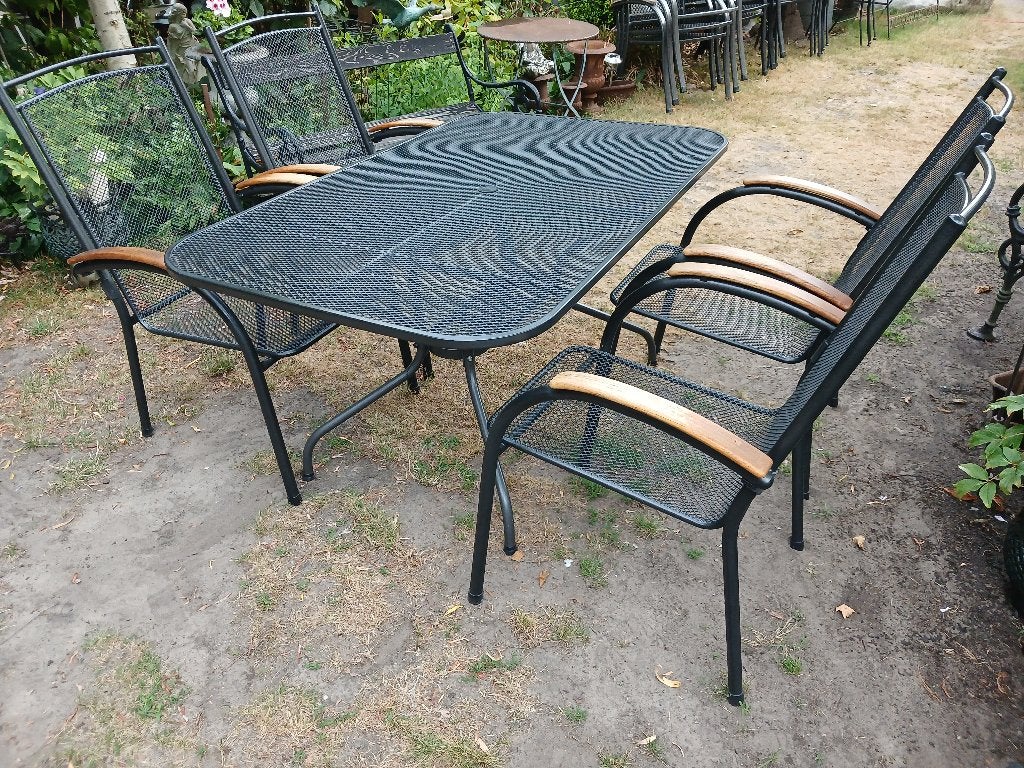 Royal Garden tuintafel, Ophalen, Gebruikt, Rechthoekig, Metaal
