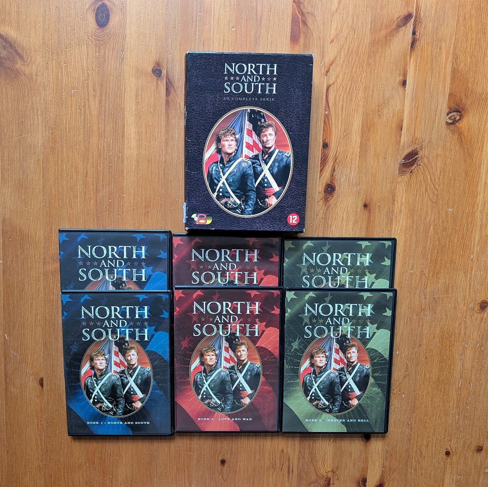 North and South (1985-1994) Compleet, 8 x DVD Boxset, Cd's en Dvd's, Verzenden