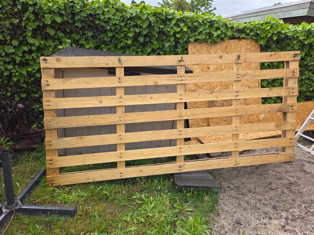 Grote pallet 120x260, Ophalen, 250 tot 300 cm, 50 mm of meer, Vuren