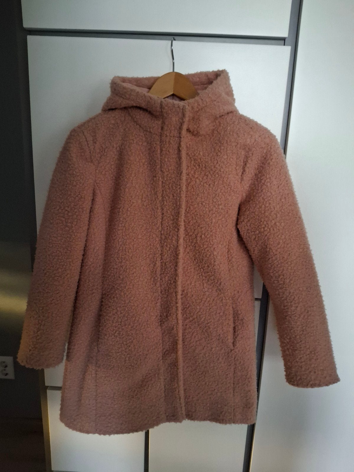 Page One young teddy jas oud roze maat 146/152, Gebruikt, Meisje, Page One Young, Ophalen of Verzenden