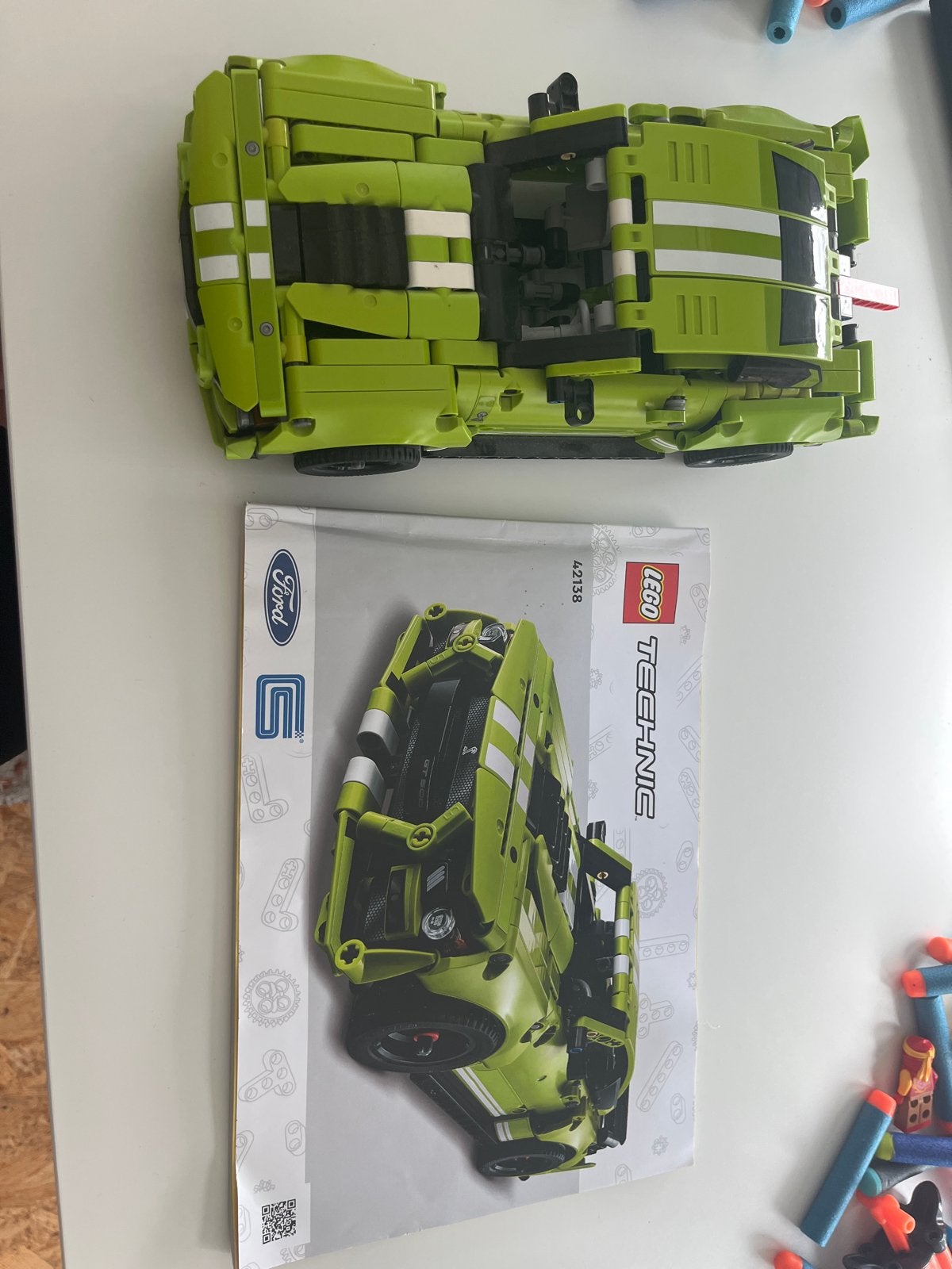 Lego Technic Ford Mustang Shelby GT500 (42138) - Bumper mist, Ophalen of Verzenden, Gebruikt, Overige merken