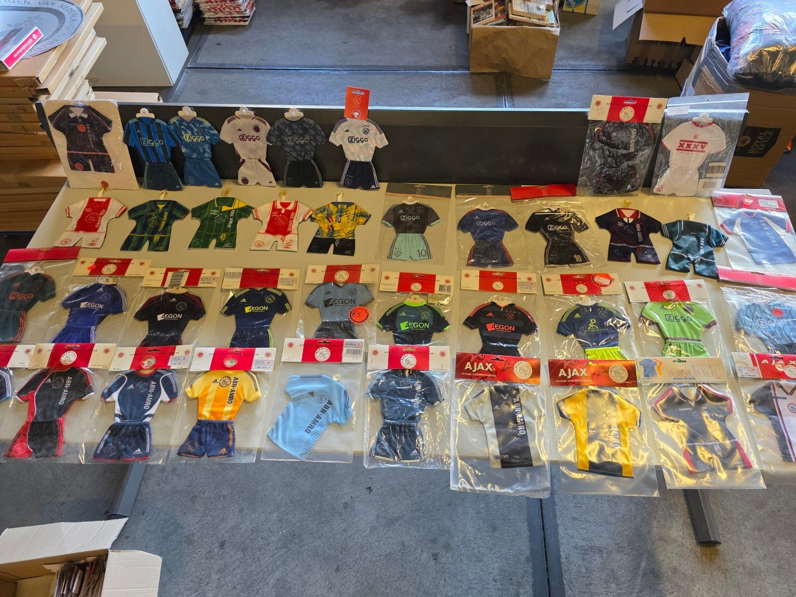 70 Ajax mini kits - Diverse collectie, Verzamelen, Overige typen, Onbekend, Nieuw, Ophalen of Verzenden